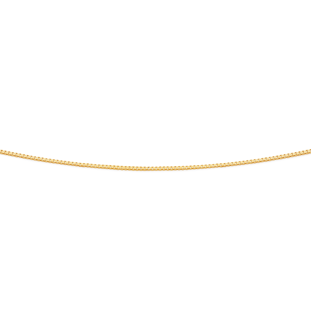 9ct, 50cm Solid Box Chain | Stewart Dawsons