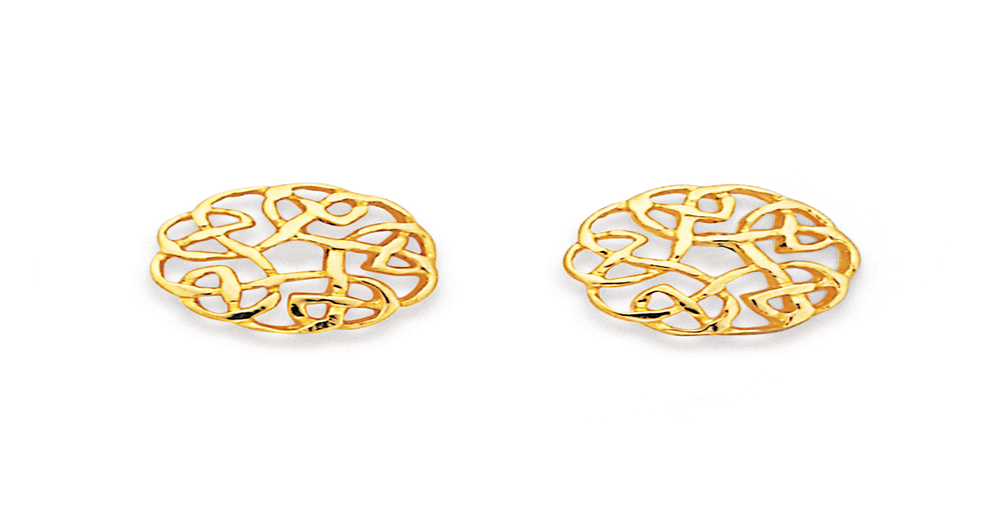 9ct, Celtic Studs | Stewart Dawsons