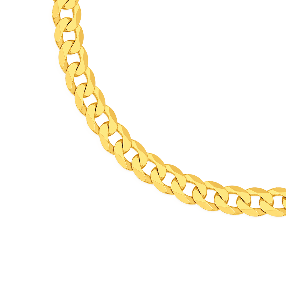 Made in Italy 140 Gauge Curb Chain Necklace