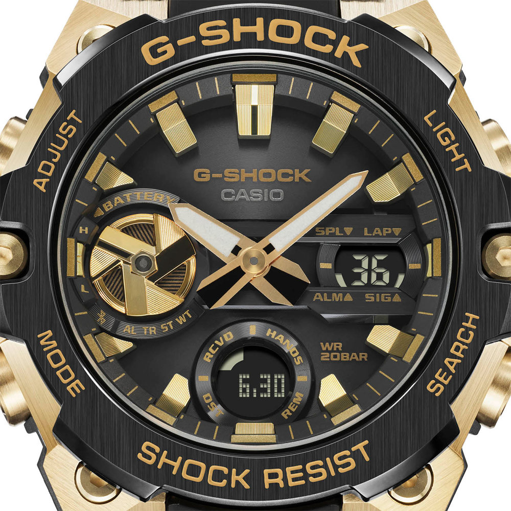 Casio g shock hot sale watch black and gold