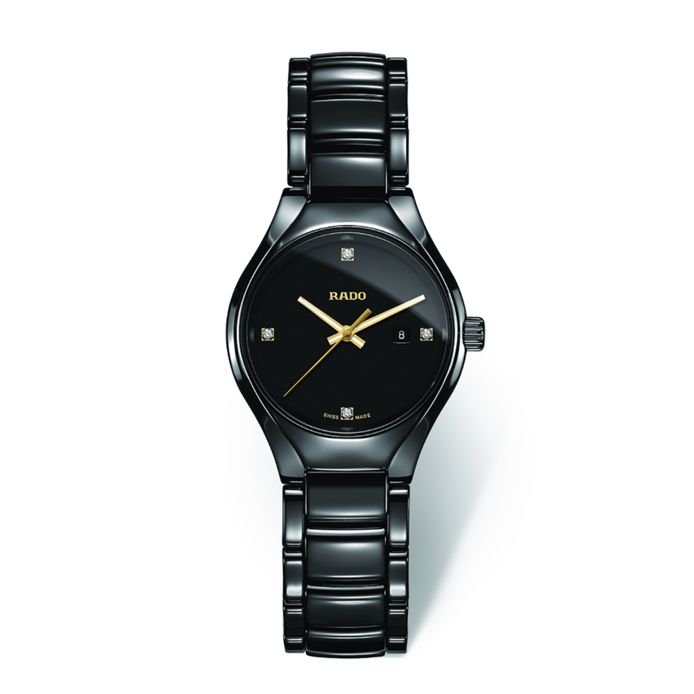 Rado black watch on sale ladies