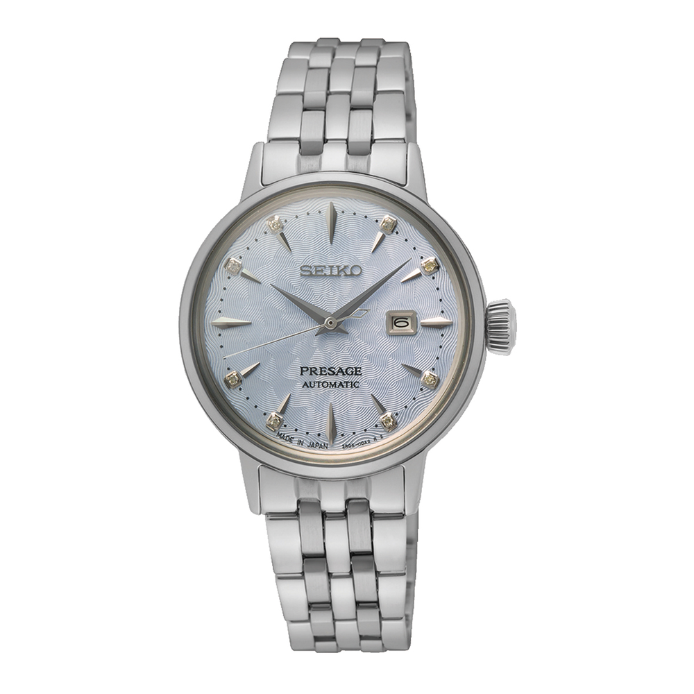 Seiko Ladies Presage Automatic Watch in Silver | Stewart Dawsons