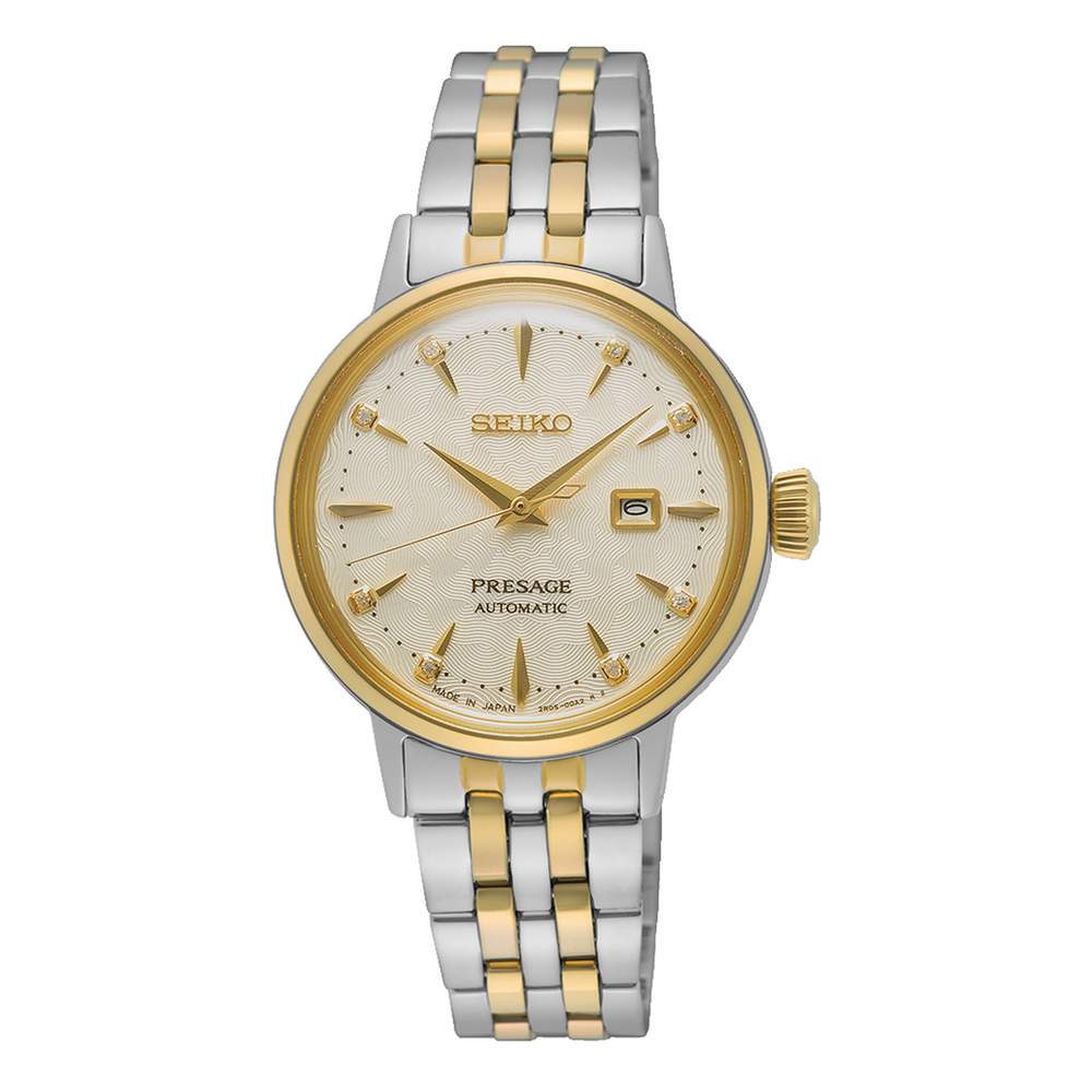 Amazon.com: Seiko Women's SYMA04 5 Automatic Gold Dial Gold-Tone Stainless  Steel Watch : Seiko: Clothing, Shoes & Jewelry