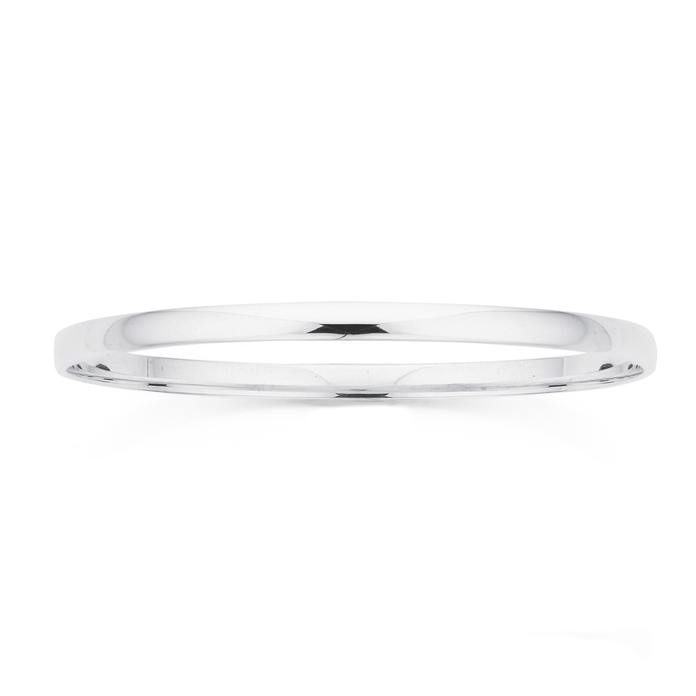 Sterling Silver 63mm Seamless Bangle Stewart Dawsons