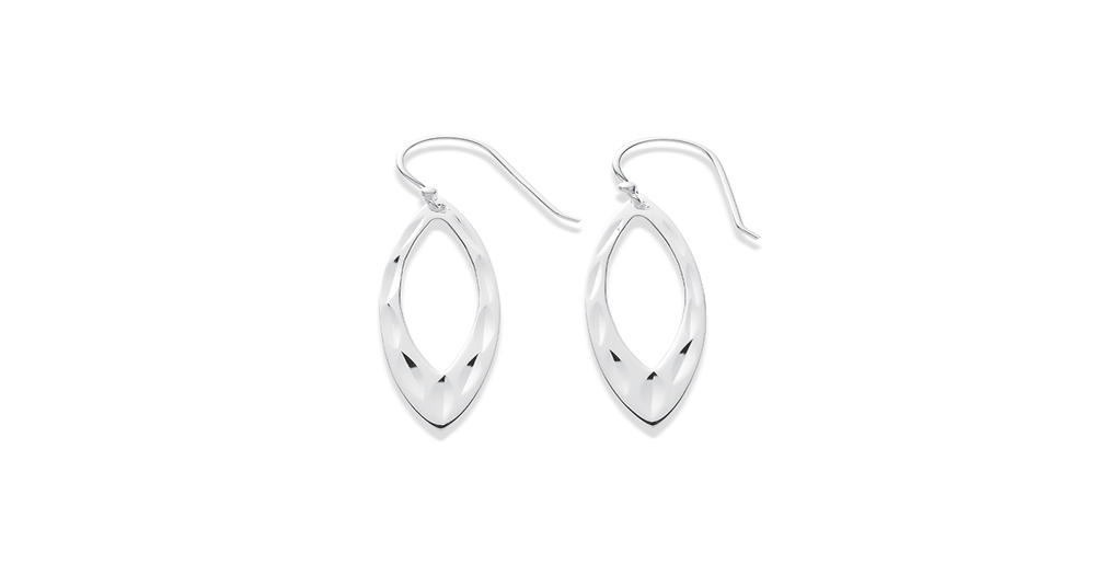 Sterling Silver Diamond Cut Earrings | Stewart Dawsons