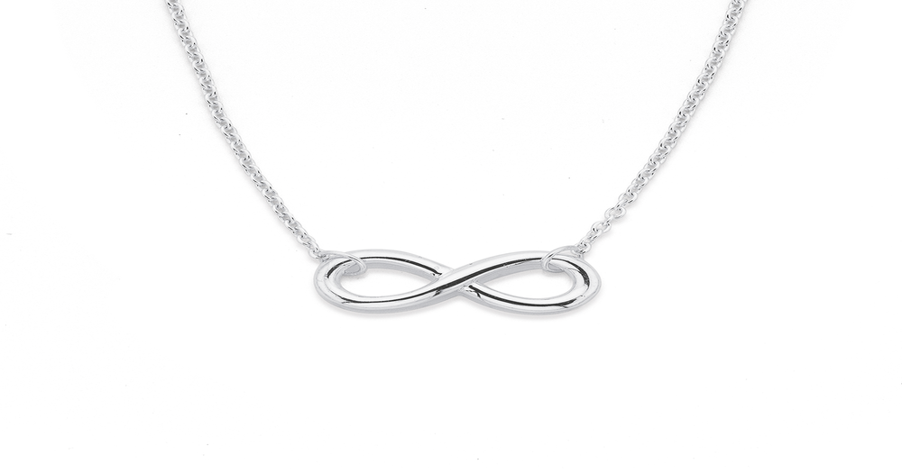 Sterling Silver Infinity Necklet | Stewart Dawsons