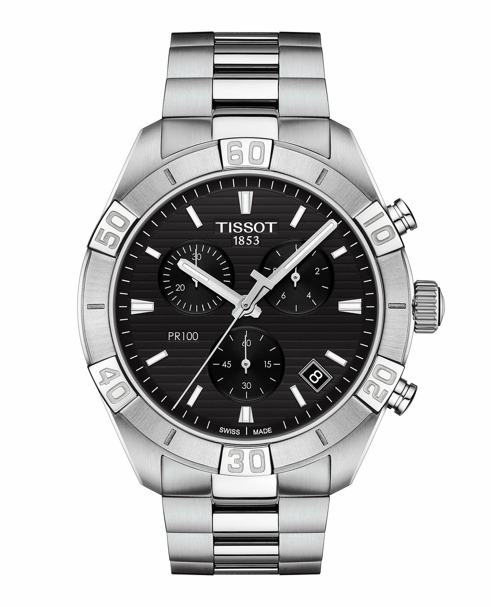 Tissot Pr100 Watch in Silver Stewart Dawsons