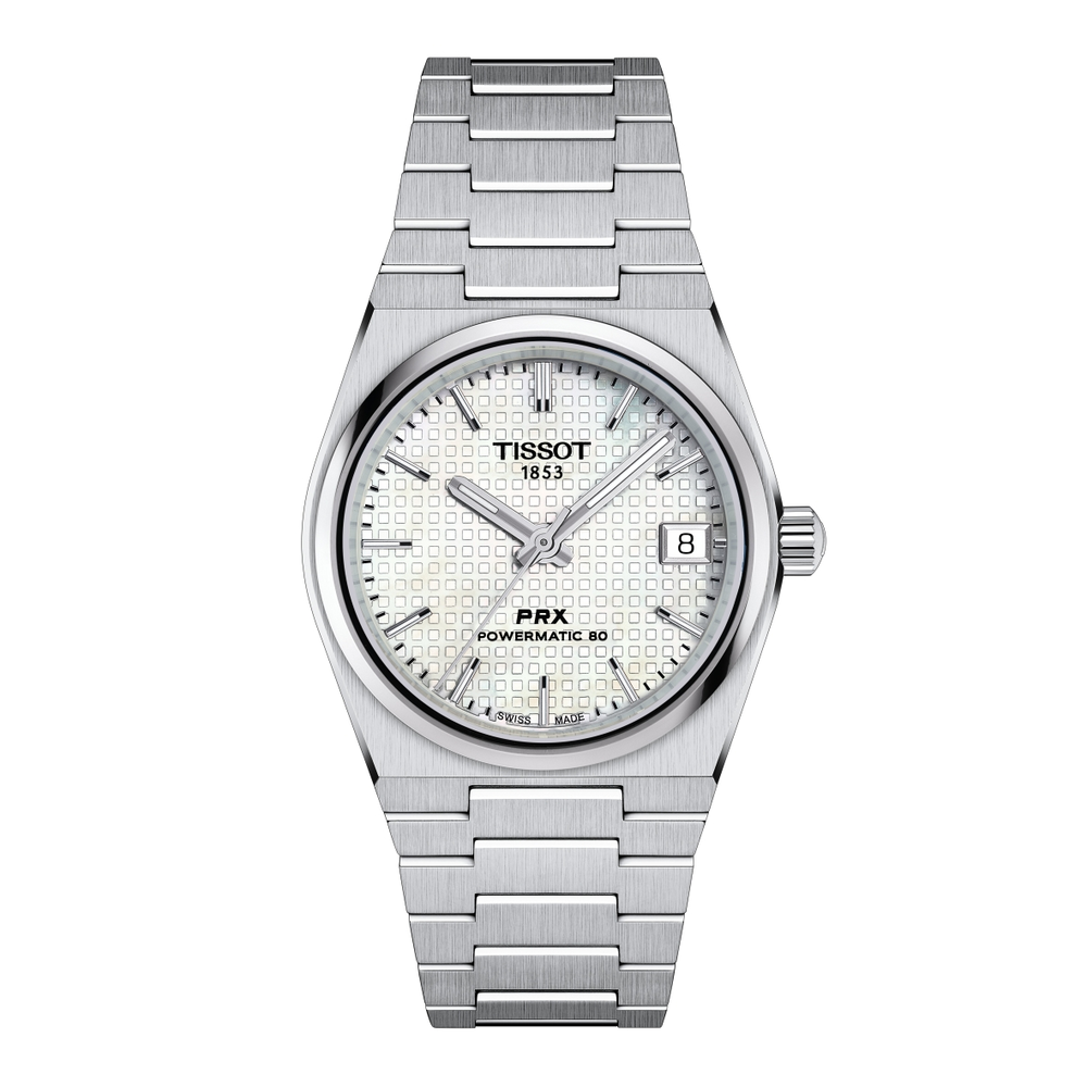 Tissot Prx Powermatic 80 35mm Watch in Silver Stewart Dawsons